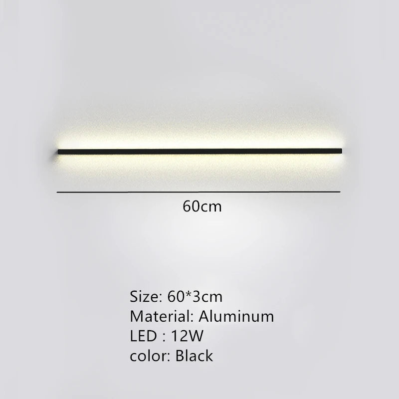 applique murale led cuboïde minimaliste en aluminium avec télécommande gradation