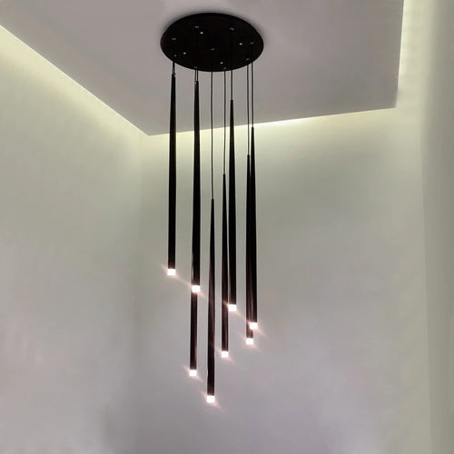 lustre longue ligne luxe pour éclairage intérieur et décoration