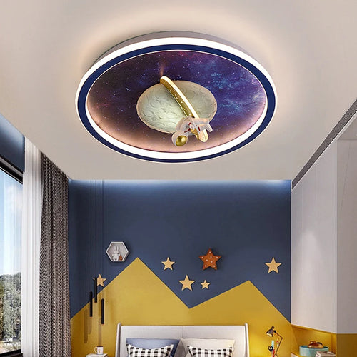 Moderne LED-Deckenleuchte für das Kinderzimmer Astronaut Dekorativ - vue 6 sur 8