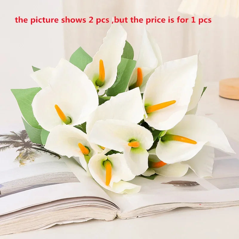 bouquet de lys calla artificiels pour décoration d'événements festifs - vue 12 sur 12