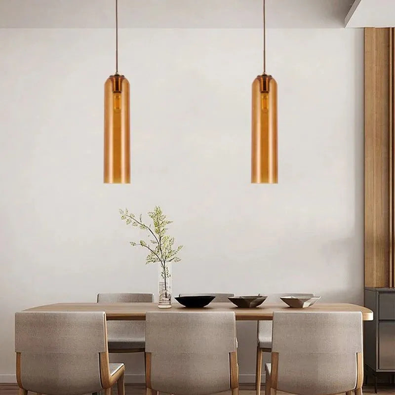 Suspension nordique LED en verre - vue 3 sur 11