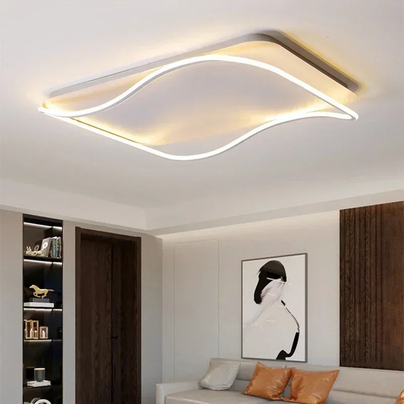Moderner LED-Deckenleuchte für dekorative Innenbeleuchtung - vue 4 sur 19
