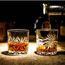 Verres à whisky old fashioned design texturé épais
