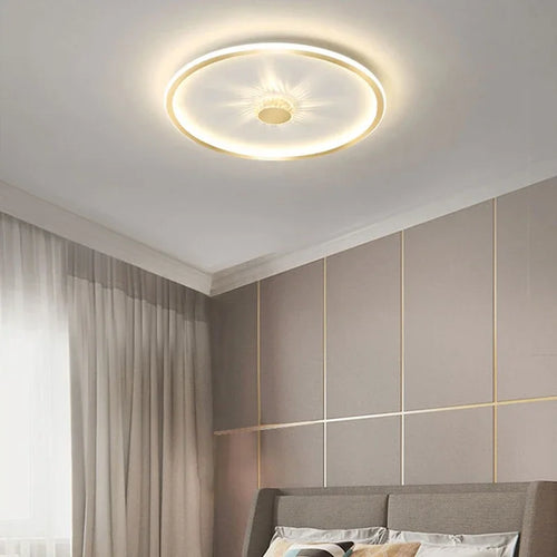 Moderne LED-Deckenleuchte für dekoratives Wohnambiente - vue 4 sur 12