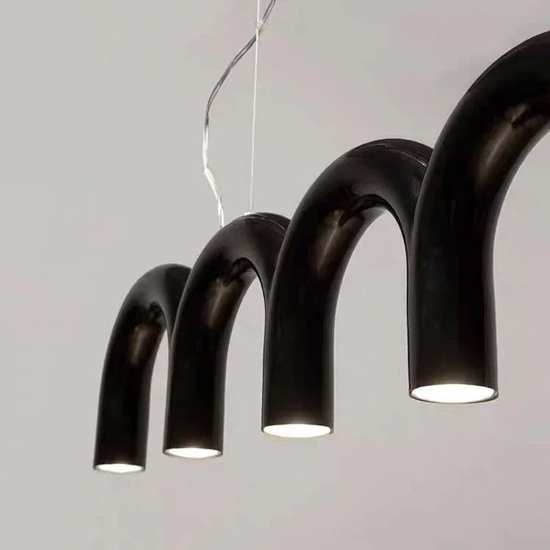 lustre led minimaliste moderne pour tables alimentaires design luminaire - vue 7 sur 14