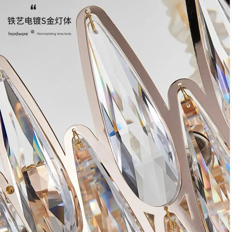 lustre en cristal pour un éclairage élégant et moderne - vue 7 sur 10