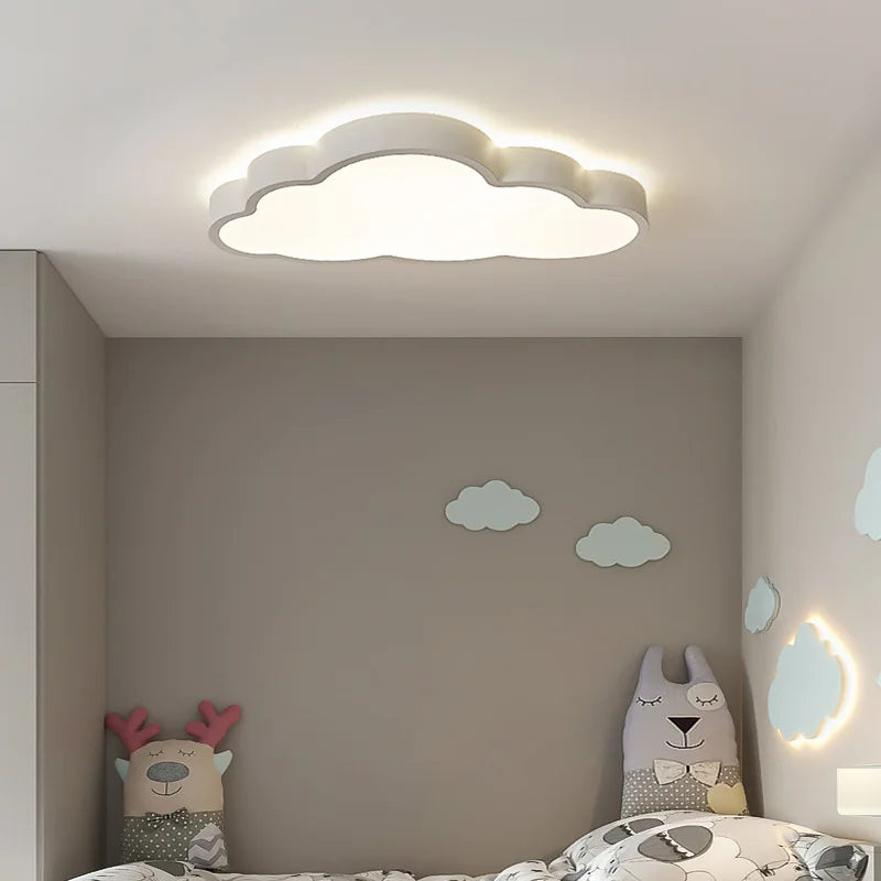LED-Deckenleuchte modernes Design Wolkenform für Kinder - vue 5 sur 9