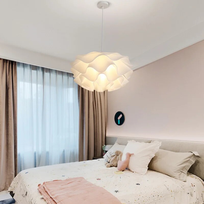 Lustre romantique maître filles nordique créatif moderne fleurs décor mariage - vue 4 sur 11