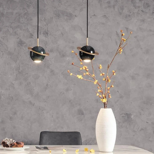 lustre danois créatif en marbre personnalisé pour décoration intérieure
