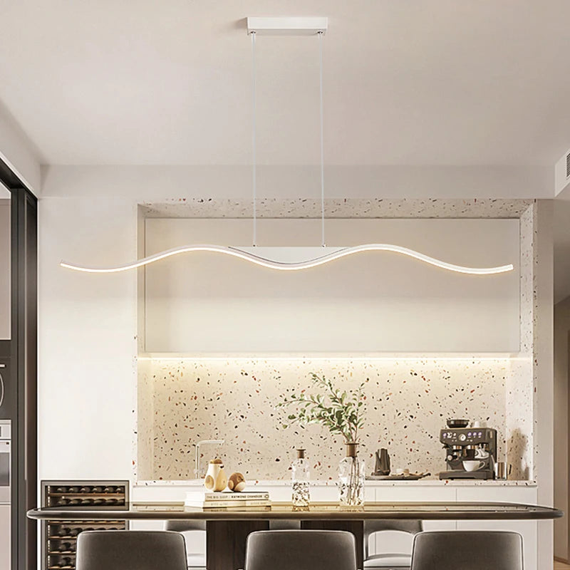 lampe led suspendue style nordique luminaire décoratif idéal restaurant - vue 3 sur 12