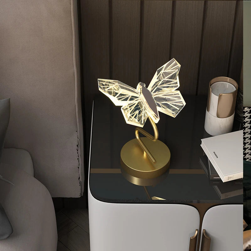 applique murale led papillon pour décoration intérieure moderne - vue 7 sur 8