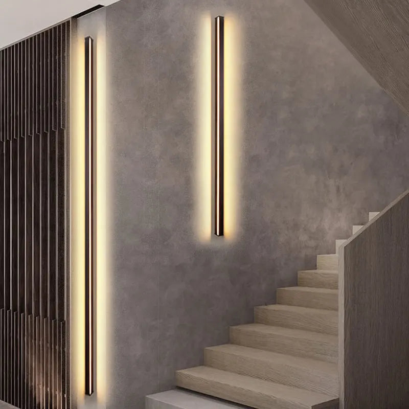 applique murale led cuboïde minimaliste en aluminium avec télécommande gradation