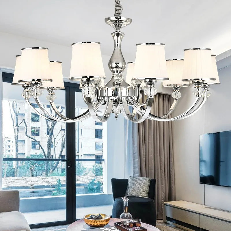 lustre en cristal de luxe pour décoration élégante - vue 4 sur 14
