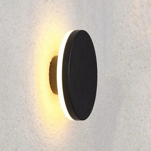 Wetterfeste LED-Außenwandleuchte Design für Garten und Garage - vue 9 sur 11