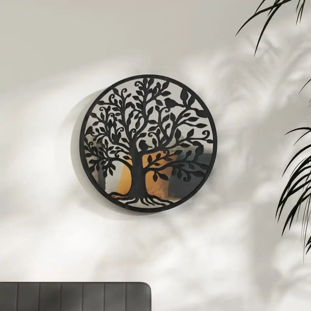 60x60 cm black mirror iron for indoor use, home decoration wall decal living room decoration
