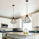 suspension loft led rétro fer luminaire décoratif maison