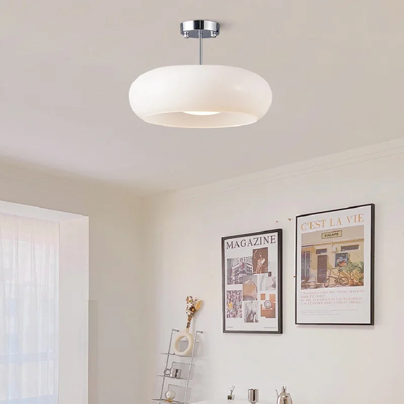 Plafonnier Moyen Simple Bauhaus Egg Tart - vue 5 sur 10