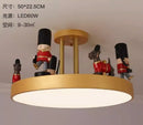plafonnier créatif soldat américain britannique protection des yeux minimaliste
