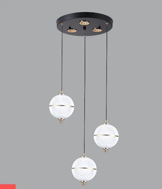 suspension boule acrylique moderne pour restaurant et bar - vue 12 sur 16