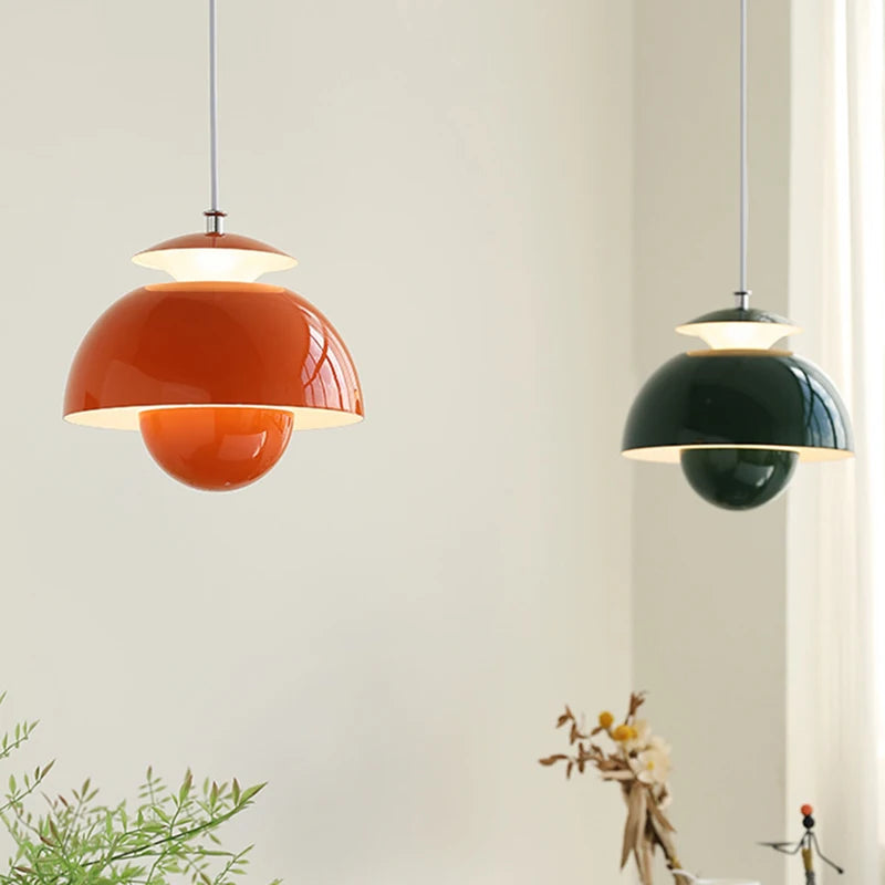 lampe suspendue led moderne en métal réglable - vue 2 sur 10