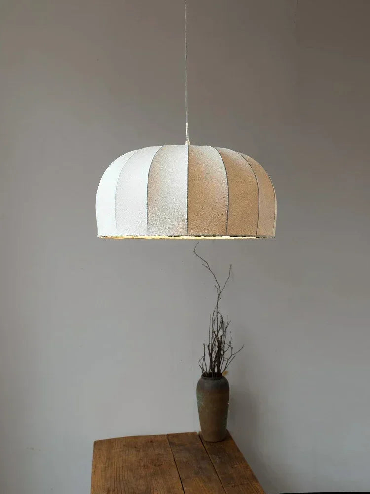suspension nordique wabi-sabi en cocon de soie décoratif - vue 7 sur 9