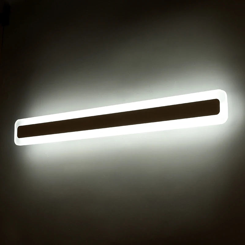 Moderne LED-Spiegelleuchte aus Acryl, wasserdicht