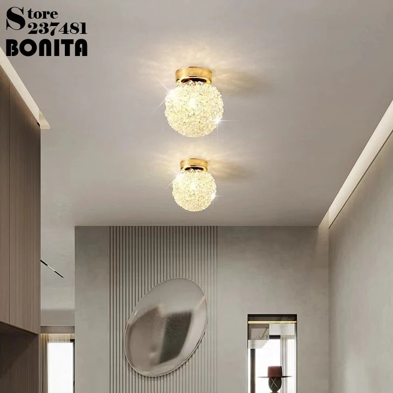 suspension en cristal k9 forme de fleur design moderne et luxueux - vue 6 sur 10