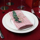 Serviette de table lot 12 lin coton style europe