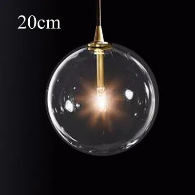 Moderne Pendelleuchte aus Glas für elegante Innendekoration - vue 10 sur 10