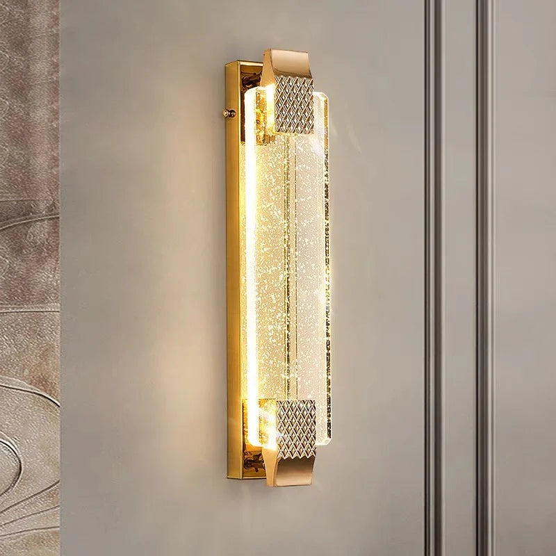 applique murale en cristal moderne pour éclairage intérieur décoratif - vue 4 sur 9