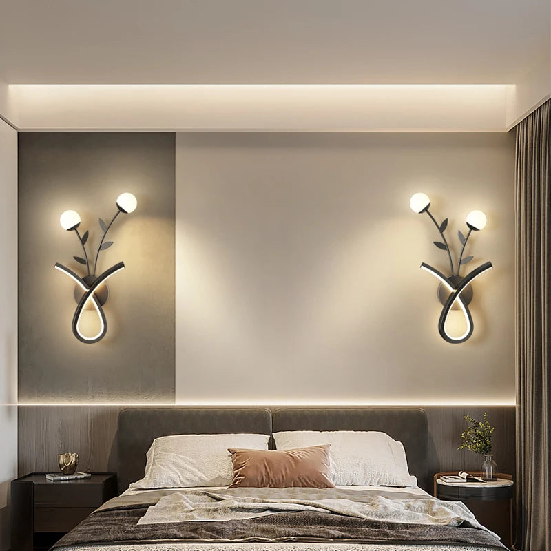 Applique LED moderne simple chambre famille salon couloir balcon escalier