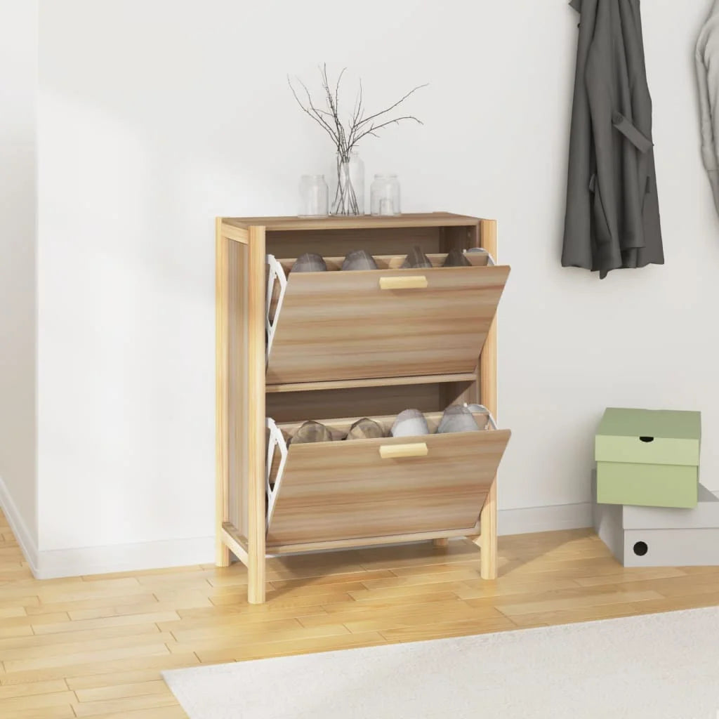 Shoe cabinet 57,5x33x80 cm wood Engineering