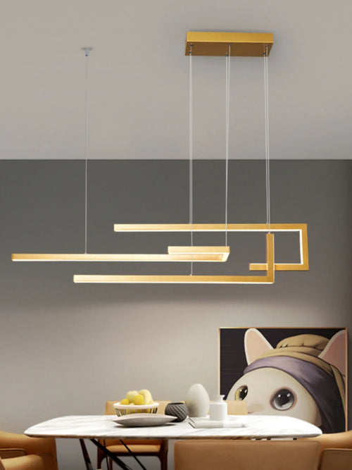 Moderner minimalistisch-nordischer LED-Kronleuchter dekorativ