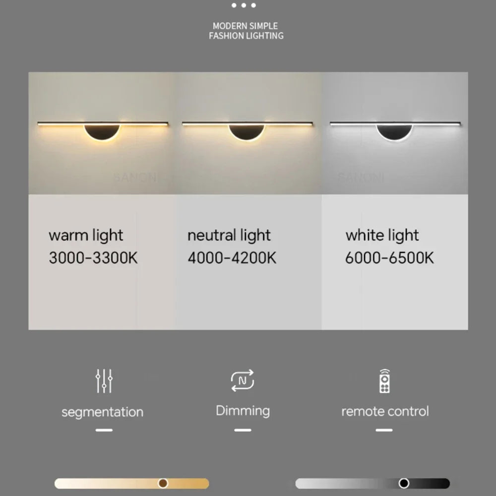 applique murale moderne à led pour décoration intérieure - vue 7 sur 9