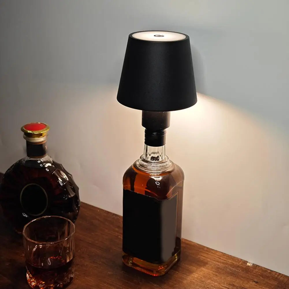 lampe de bouteille de vin sans fil portable pour bars et événements - vue 3 sur 9