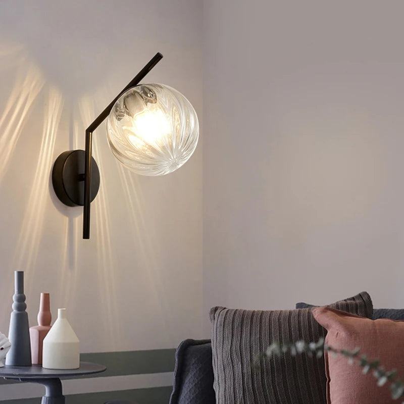 European style living room, bedroom, bedside wall lamp, study room, staircase, hallway, LED lamp, modern hotel, hotel wall lamp - vue 6 sur 15