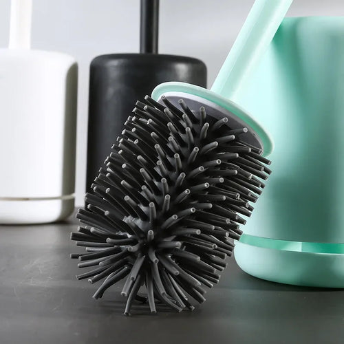 brosse wc murale avec support de rangement pratique - vue 5 sur 7