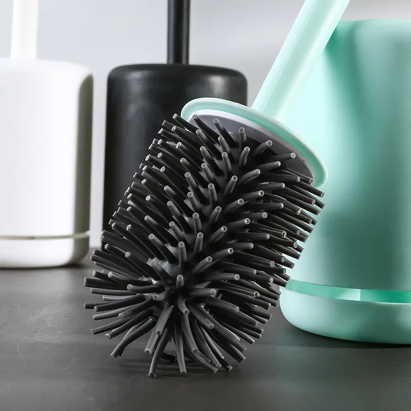 brosse wc murale avec support de rangement pratique - vue 4 sur 7