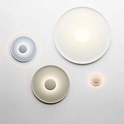 Designer Lamp Modern Round Ceiling Lamps Bedroom Ceiling Light White Red Green Living Room Atmosphere Wall Lights AC 220V 40cm