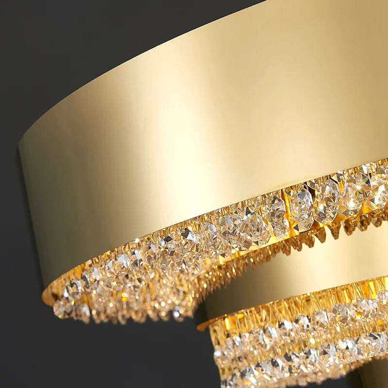 lustre en cristal design moderne pour une décoration élégante - vue 5 sur 11