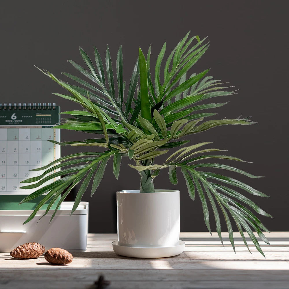 bananier tropical artificiel en pot pour décoration intérieure et extérieure - vue 3 sur 8
