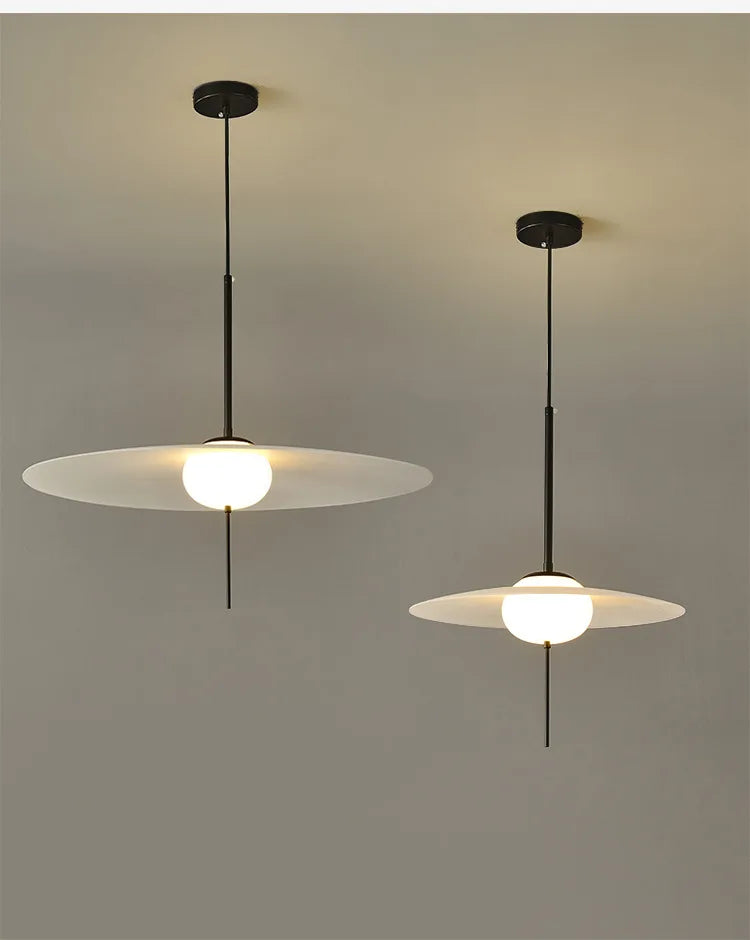 suspension led nordique simple ufo éclairage moderne décoratif - vue 7 sur 8