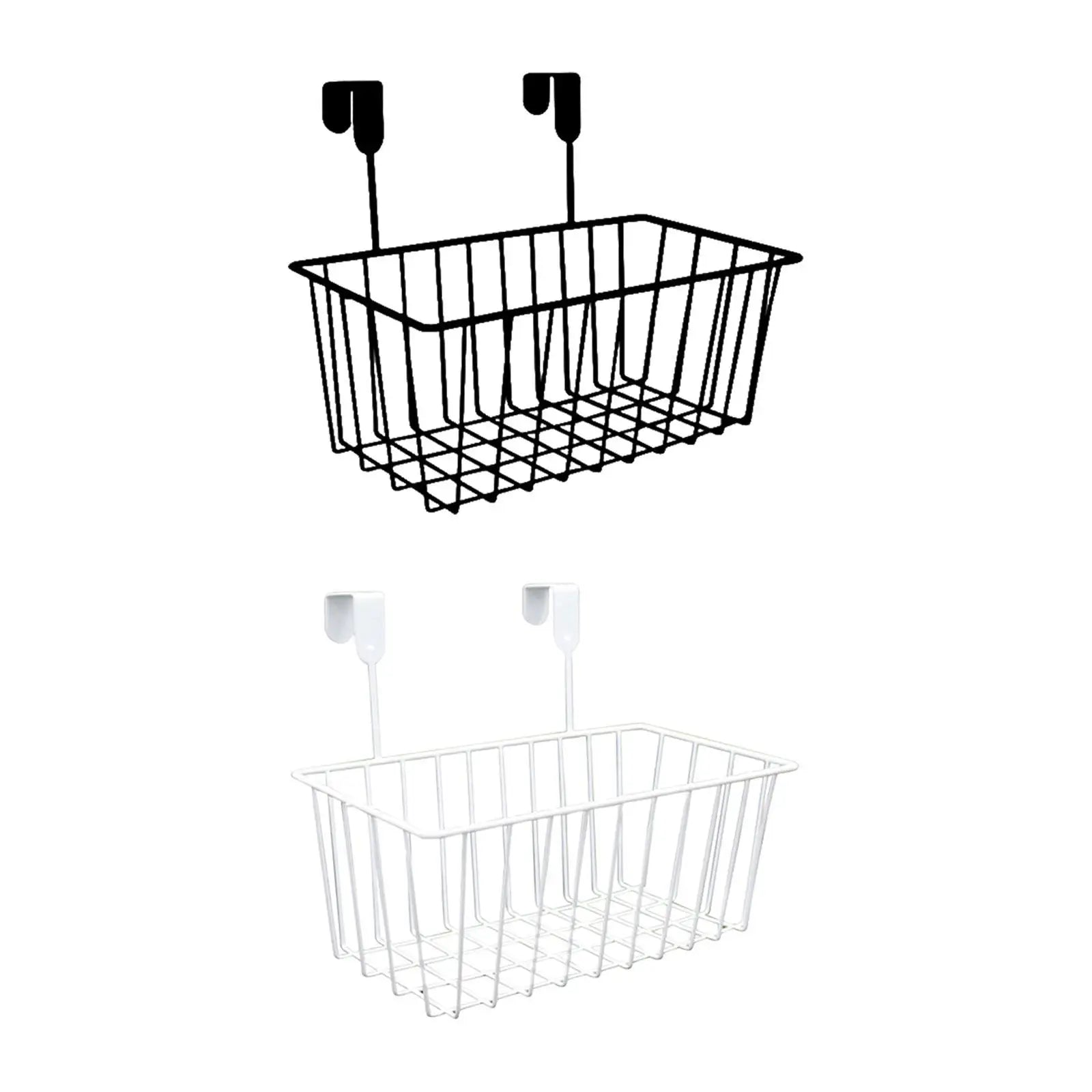 over the closet door, organizer, basket, grid, storage baskets with hooks, wire