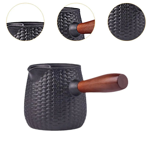 Théière en fonte martelée avec infuseur 600 ml