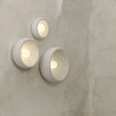 LED-Wandleuchte Vintage aus Resin und Glas Wabi Sabi