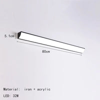 Minimalistische LED-Wandleuchte aus Aluminium für modernes Interieur