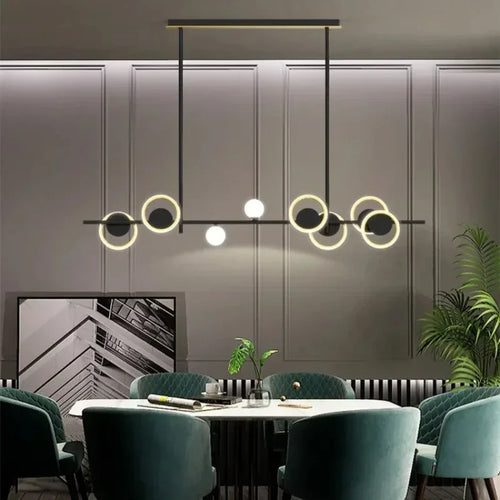 Minimalistischer Kronleuchter für eine elegante und schlichte Inneneinrichtung - vue 2 sur 8