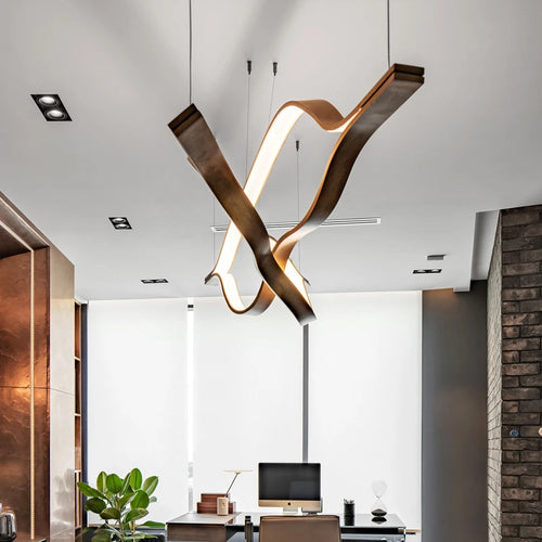 Minimalistische Pendelleuchte aus Aluminium für moderne und luxuriöse Einrichtung - vue 3 sur 10