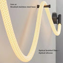 Minimalistische flexible LED-Wandleuchte aus Silikon im Luxus-Design