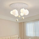 Kronleuchter Design 3D LED Mond Kugelform Pendelleuchte Innen